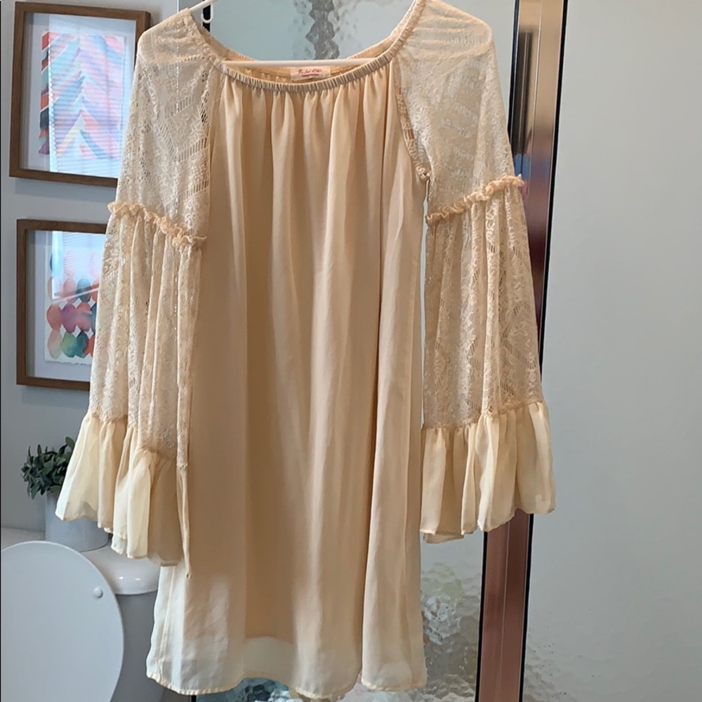 Rachel Kate Cream Dress